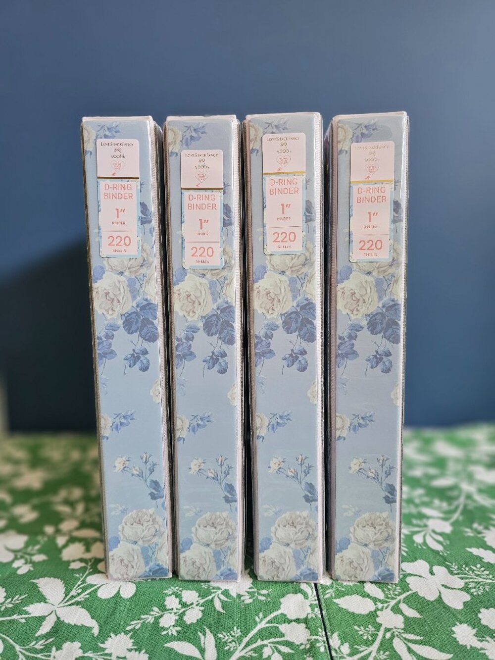 LoveShackFancy Target 1in Binder 5 Tab Dividers Everblooming Rosettes 4